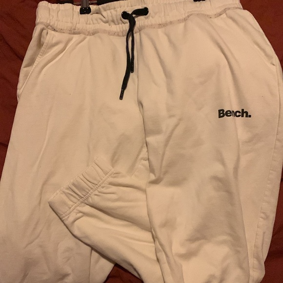 White, Bench joggers - Picture 3 of 4